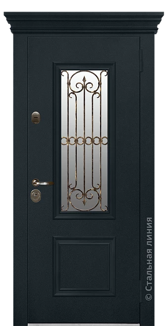 Входная дверь Ваттер (вид снаружи) - купить в Краснодаре