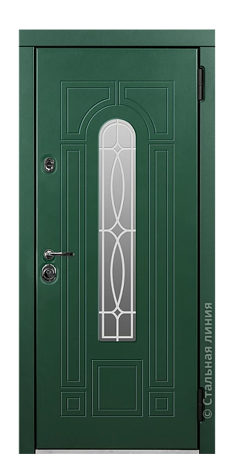 Входная дверь Кальвадос (вид снаружи) - купить в Краснодаре