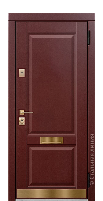 Входная дверь Дельфа (вид снаружи) - купить в Краснодаре