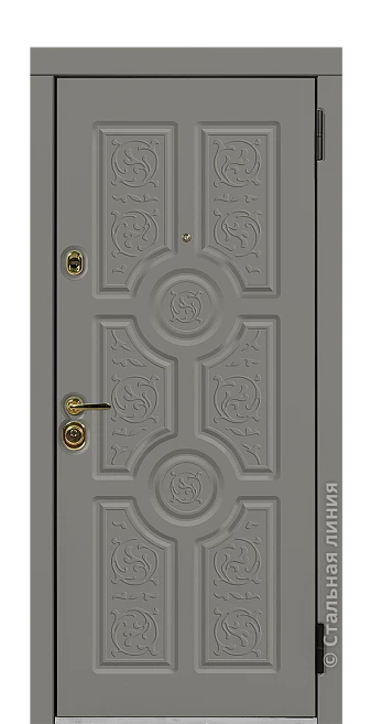 Входная дверь Версаче (вид снаружи) - купить в Краснодаре