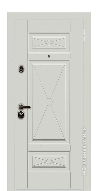 Входная дверь Париж (вид снаружи) - купить в Краснодаре
