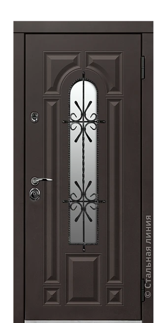 Входная дверь Арабелла (вид снаружи) - купить в Краснодаре