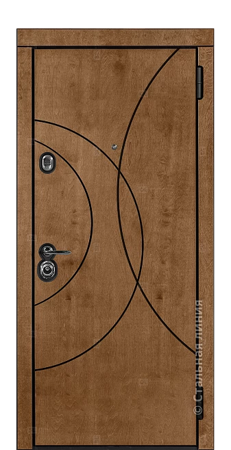 Входная дверь Саунд (вид снаружи) - купить в Краснодаре