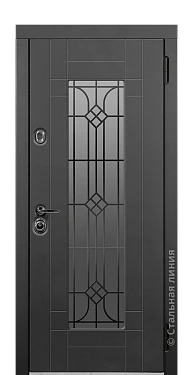 Входная дверь Бенвиль (вид снаружи) - купить в Краснодаре