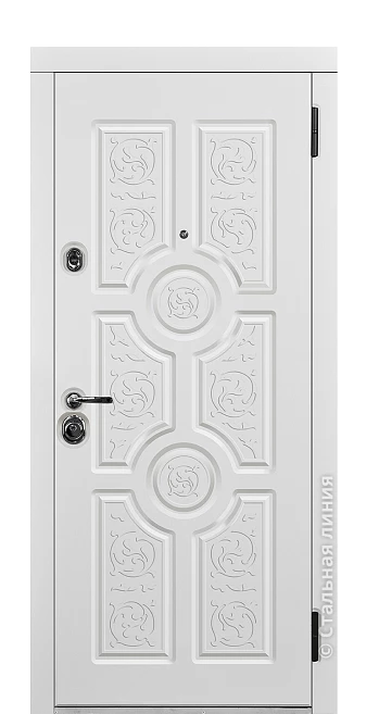 Входная дверь Версаче (вид снаружи) - купить в Краснодаре