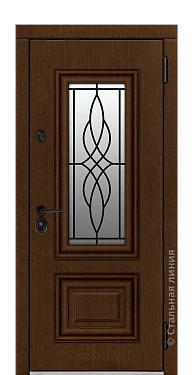Входная дверь Леандро (вид снаружи) - купить в Краснодаре