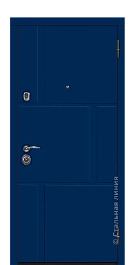 Входная дверь Фламенко (вид снаружи) - купить в Краснодаре