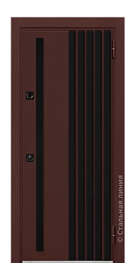 Входная дверь Борнео (вид снаружи) - купить в Краснодаре