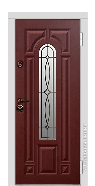 Входная дверь Арабелла (вид снаружи) - купить в Краснодаре
