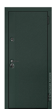 Входная дверь Тевтон (вид снаружи) - купить в Краснодаре