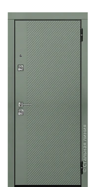 Входная дверь Баккара (вид снаружи) - купить в Краснодаре