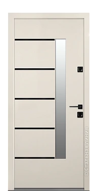 Входная дверь Баслер (вид изнутри) - купить в Краснодаре