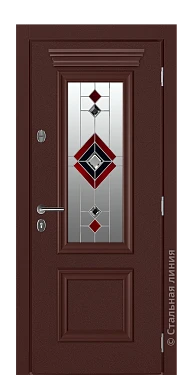 Входная дверь Аклавик (вид снаружи) - купить в Краснодаре