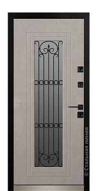 Входная дверь Фибоначчи (вид изнутри) - купить в Краснодаре