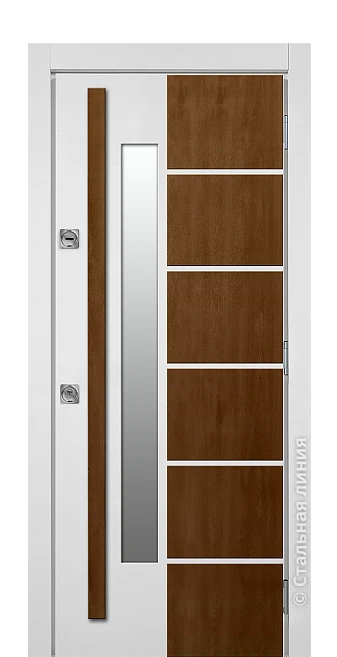 Входная дверь Монблан (вид снаружи) - купить в Краснодаре