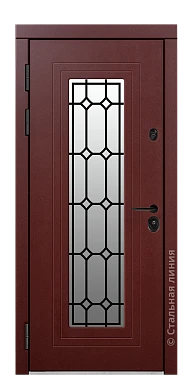 Входная дверь Фибоначчи (вид снаружи) - купить в Краснодаре