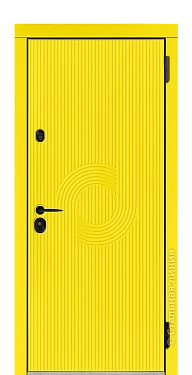 Входная дверь Пиктор (вид снаружи) - купить в Краснодаре