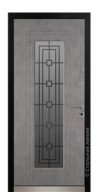 Входная дверь Фибоначчи (вид изнутри) - купить в Краснодаре