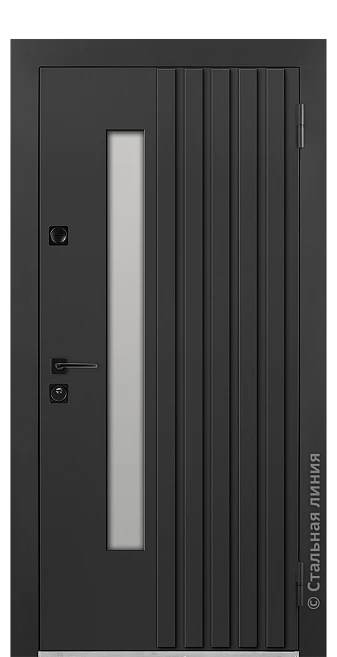 Входная дверь Эльвина (вид снаружи) - купить в Краснодаре