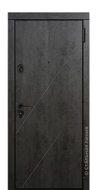 Входная дверь Калифорния (вид снаружи) - купить в Краснодаре