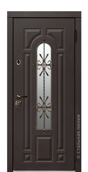 Входная дверь Арабелла (вид снаружи) - купить в Краснодаре