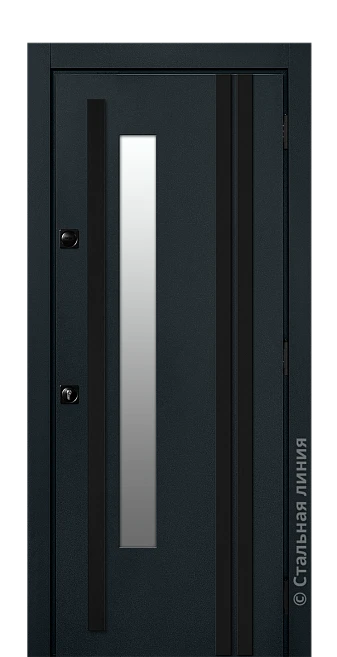 Входная дверь Баслер (вид снаружи) - купить в Краснодаре