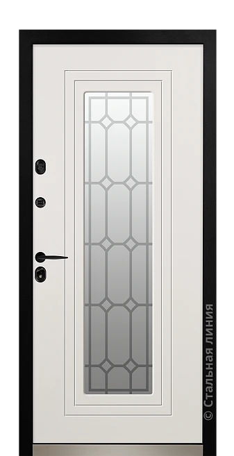 Входная дверь Фибоначчи (вид изнутри) - купить в Краснодаре