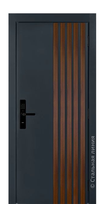 Входная дверь Борнео (вид снаружи) - купить в Краснодаре