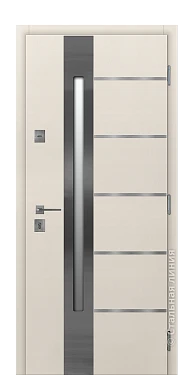 Входная дверь Мерибель (вид снаружи) - купить в Краснодаре