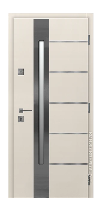 Входная дверь Мерибель (вид снаружи) - купить в Краснодаре