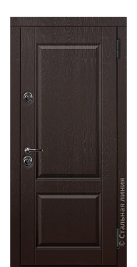 Входная дверь Дельфа (вид снаружи) - купить в Краснодаре