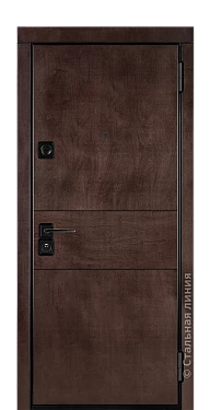 Входная дверь Плимут (вид снаружи) - купить в Краснодаре