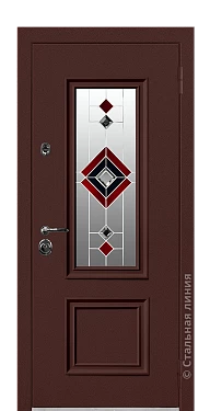 Входная дверь Беатриче (вид снаружи) - купить в Краснодаре