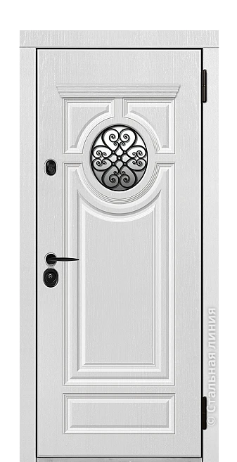 Входная дверь Трентино (вид снаружи) - купить в Краснодаре