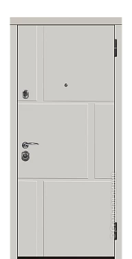 Входная дверь Фламенко (вид снаружи) - купить в Краснодаре