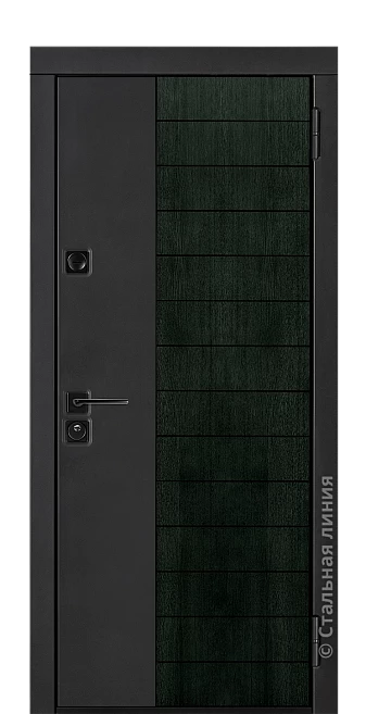 Входная дверь Сага Лайт (вид снаружи) - купить в Краснодаре