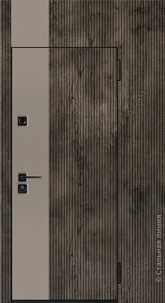 Входная дверь Кобург (вид снаружи) - купить в Краснодаре