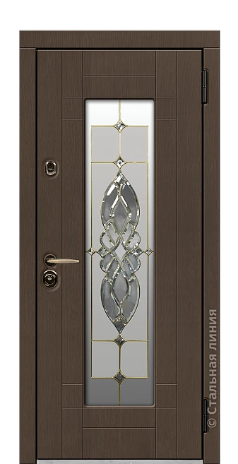 Входная дверь Бенвиль (вид снаружи) - купить в Краснодаре