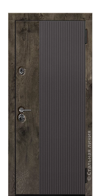 Входная дверь Кобург (вид снаружи) - купить в Краснодаре