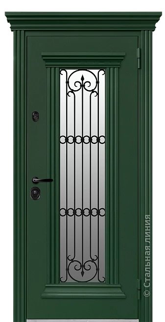 Входная дверь Акира (вид снаружи) - купить в Краснодаре