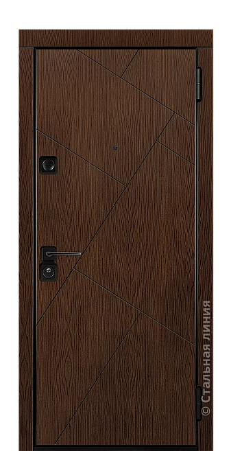 Входная дверь Калифорния (вид снаружи) - купить в Краснодаре