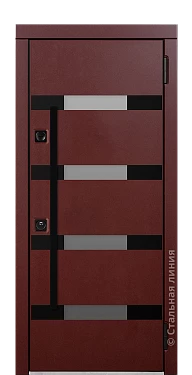 Входная дверь Бохус (вид снаружи) - купить в Краснодаре