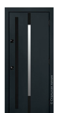 Входная дверь Детройт (вид снаружи) - купить в Краснодаре