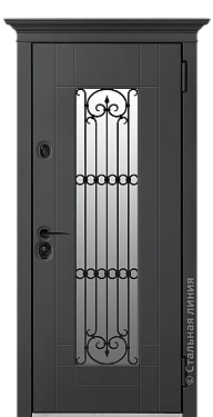 Входная дверь Бенвиль (вид снаружи) - купить в Краснодаре