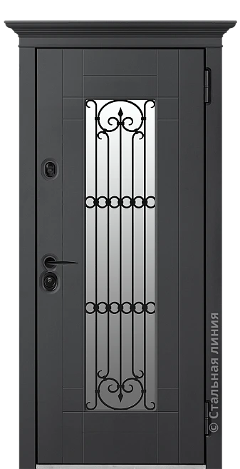 Входная дверь Бенвиль (вид снаружи) - купить в Краснодаре