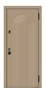 Входная дверь Рифлессо (вид снаружи) - купить в Краснодаре