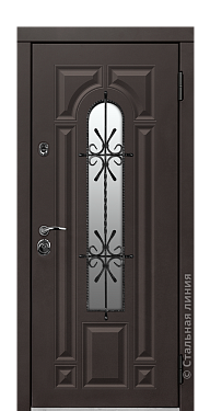 Входная дверь Арабелла (вид снаружи) - купить в Краснодаре