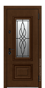 Входная дверь Леандро - вид снаружи Входная дверь Леандро (вид снаружи) - купить в Краснодаре