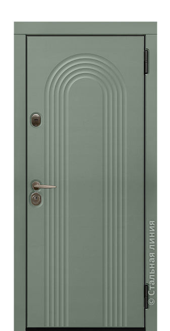 Входная дверь Рифлессо - вид снаружи Входная дверь Рифлессо (вид снаружи) - купить в Краснодаре