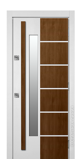 Входная дверь Монблан (вид снаружи) - купить в Краснодаре